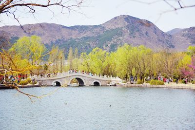 Scenic view of mountains