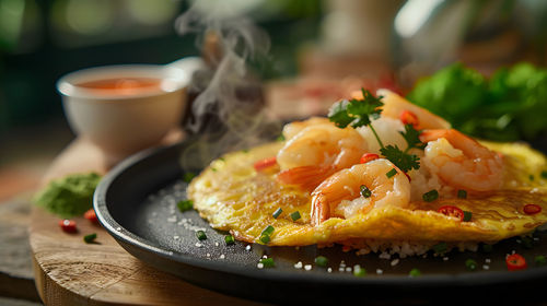 Close-up of food in plate on table