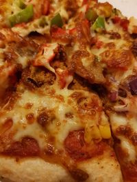 Close-up of pizza