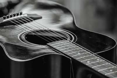 Close-up of guitar