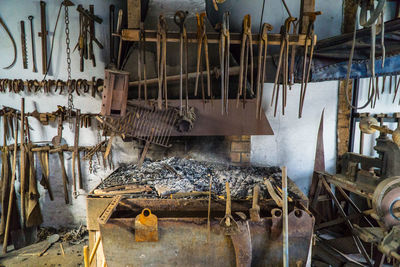 Close-up of clothes hanging