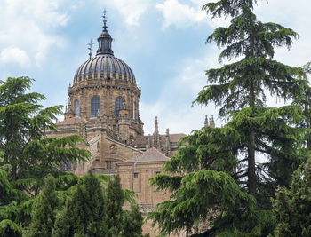 Low angle view of historic building against sky