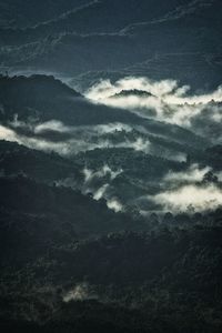 Low angle view of clouds in sky