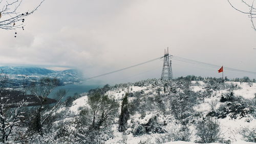 View of mountain range