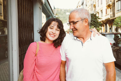 Portrait of a smiling young couple