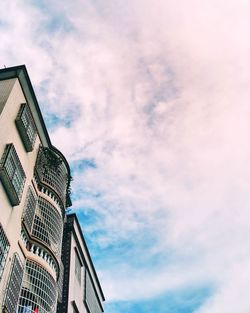 Low angle view of building against sky