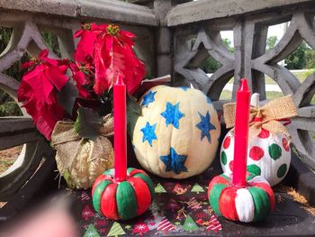 Close-up of christmas decoration