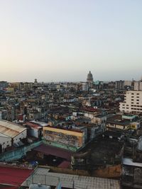 High angle view of cityscape