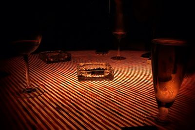 Close-up of food on table