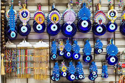 Close-up of multi colored for sale in market