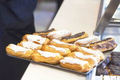 Close-up of food on table