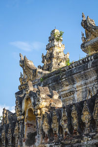 Low angle view of a temple