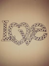 Close-up of text on paper against white background