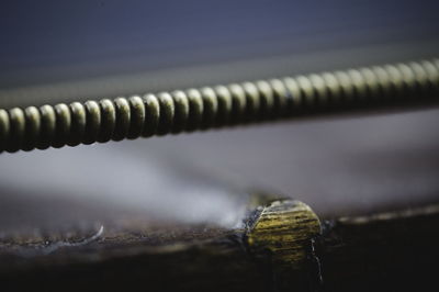 Close-up of rusty metal