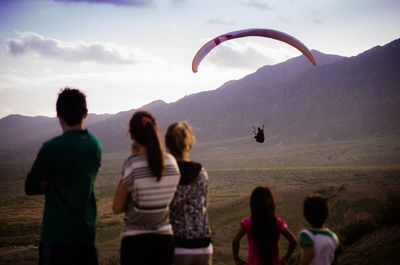 People on mountain