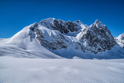 Winter mountain landscape