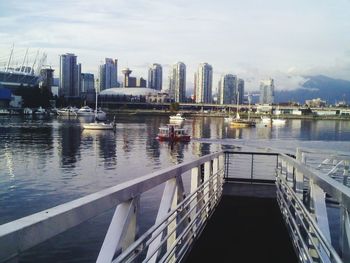 View of city at waterfront