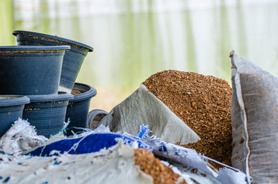 Sawdust or wood dust is another ingredient used for planting trees.