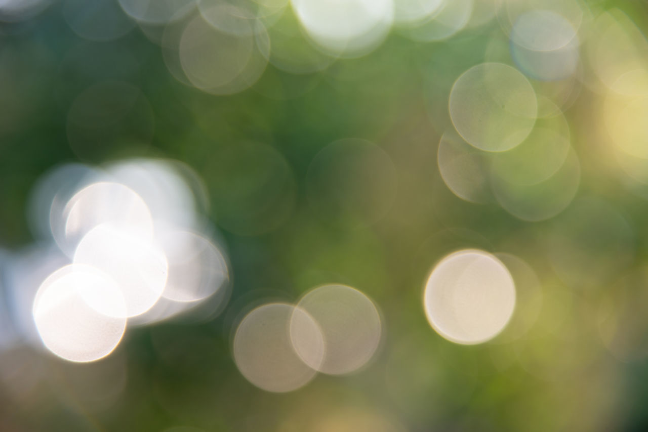 DEFOCUSED IMAGE OF LIGHT