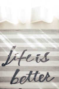 Close-up of text