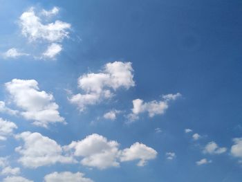 Low angle view of clouds in sky