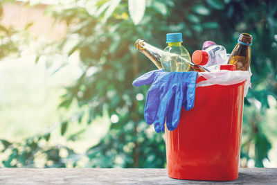 Close-up of drink on table