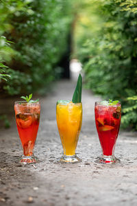 Close-up of drink on table