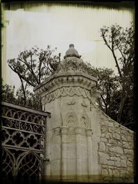 Low angle view of temple