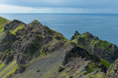 Panoramic view of sea against sky