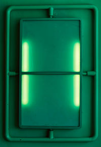 Full frame shot of blue machine