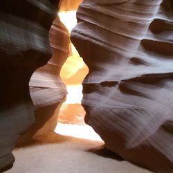 Rock formations in cave