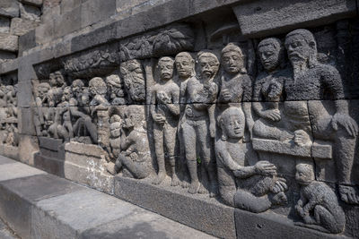 View of buddha statue