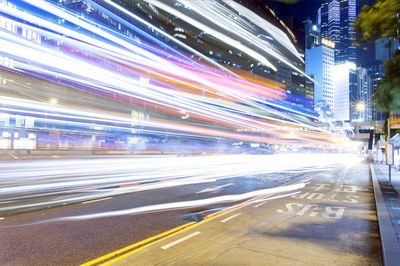 City street at night