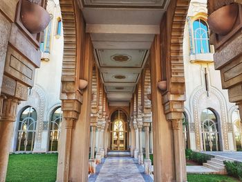 Corridor of building