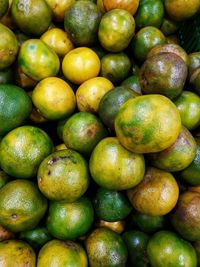 Full frame shot of fruits in market