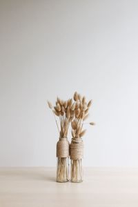 Low angle view of decoration against white background