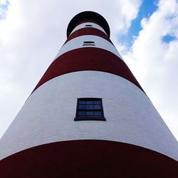 Low angle view of building against sky