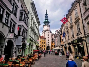 View of buildings in city