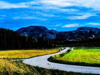 Scenic view of landscape against sky