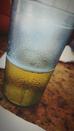 Close-up of drink