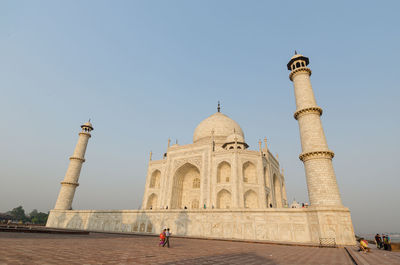 View of monument against clear sky