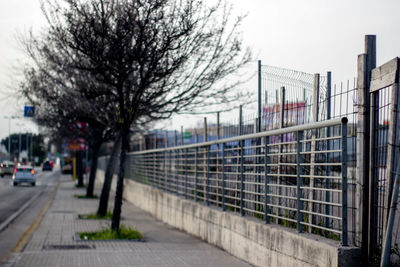 View of buildings along road