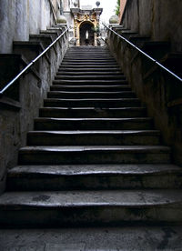 Low angle view of staircase