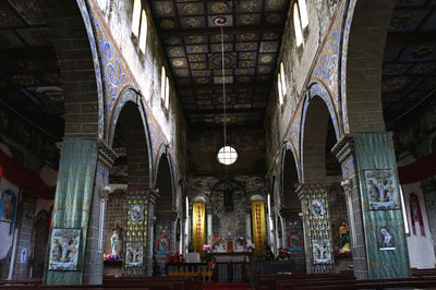 Interior of temple