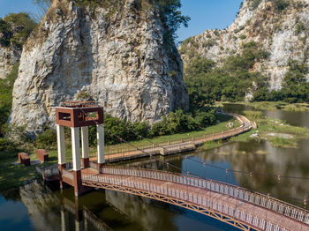 Bridge over lake