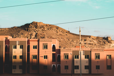 Buildings against sky in city