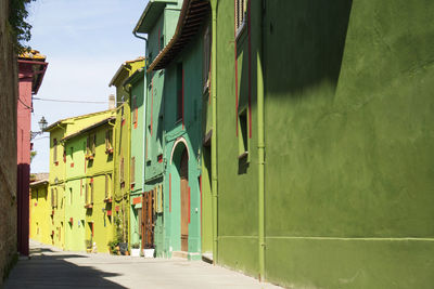 Street amidst buildings in city