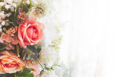 Close-up of rose bouquet