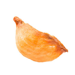 High angle view of orange against white background