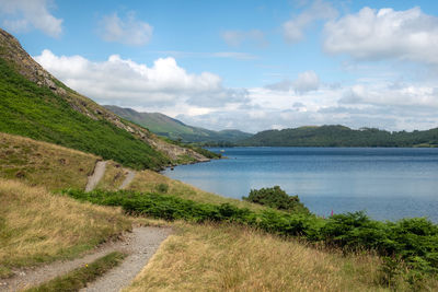 Lake district in summer